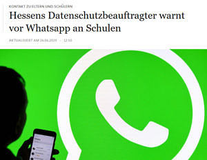 WhatsApp-Warnung